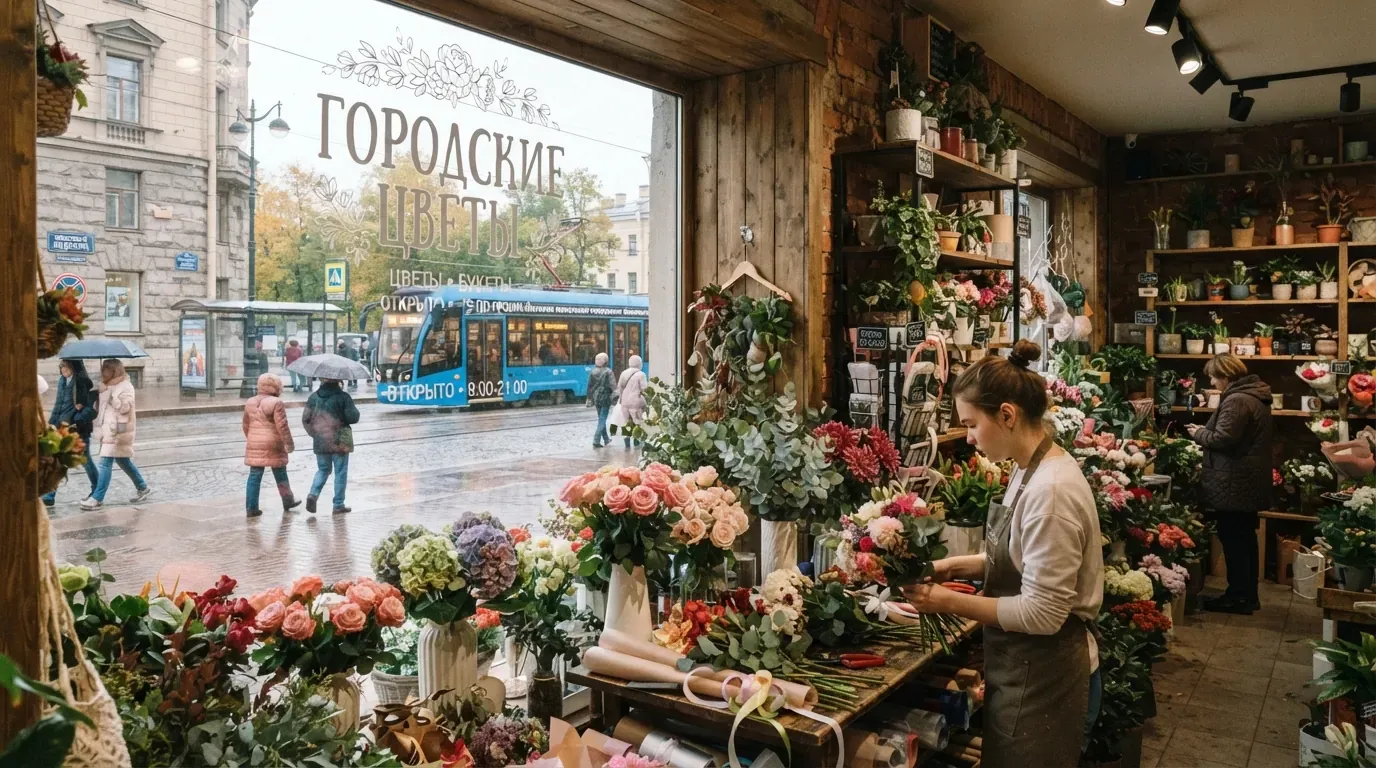 стеклянная витрина с полками