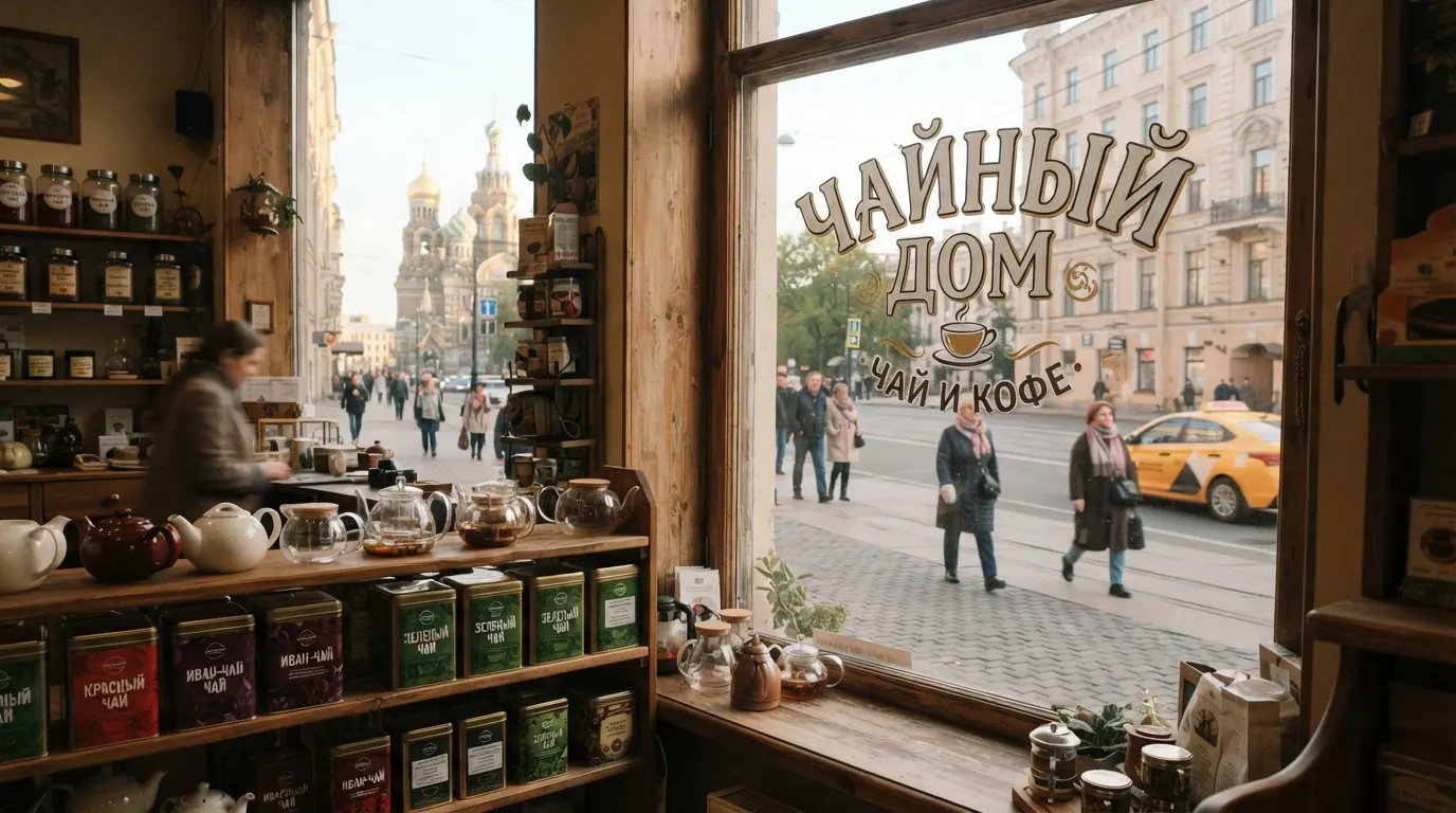 стеклянная витрина с полками