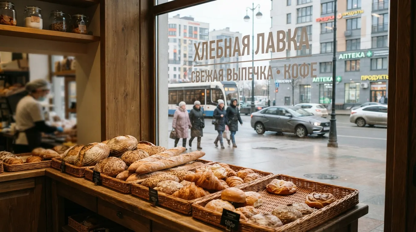 стеклянная витрина с полками